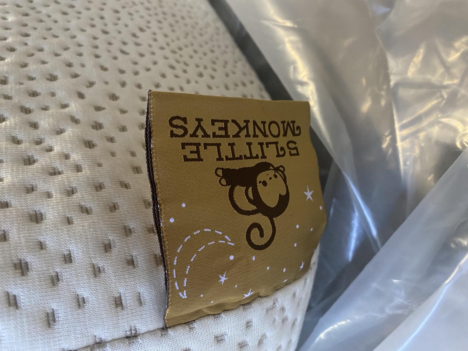 5 Little Monkeys mattress with logo tag